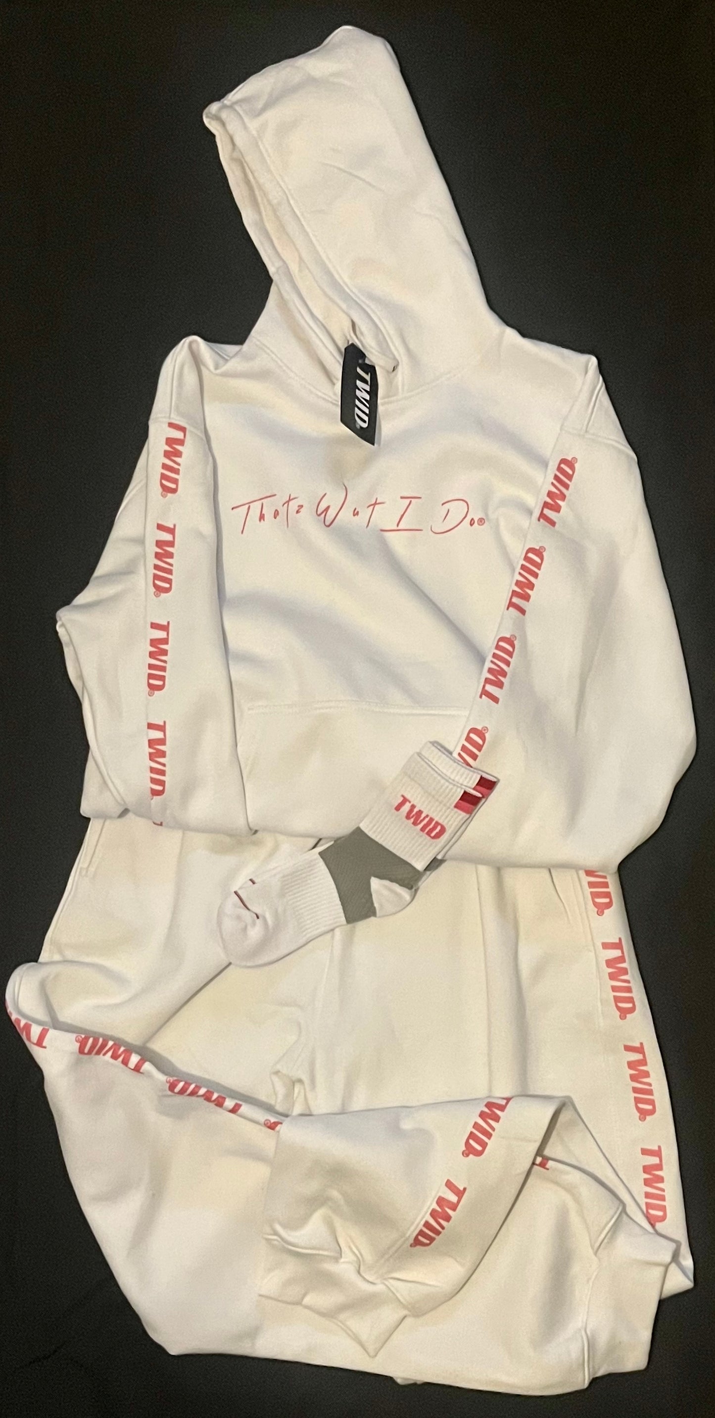 TwidWear All-In-One Unisex Sweatsuit (with matching workout socks)
